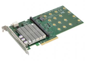 Card Supermicro AOC-SLG3-2H8M2 4x NVMe M.2 SSD PCI-E 3.0 carrier